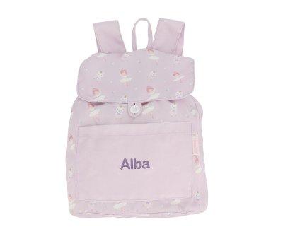 Mochila Tecido Pequena Personalizada Ballet