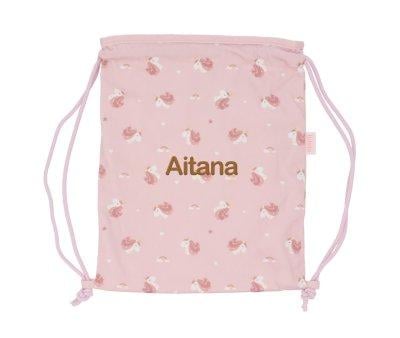 Mochila Saco Tecido Personalizvel Magical Unicorn