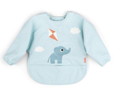 Bavoir  Manches Longues Playground Blue Personnalisable