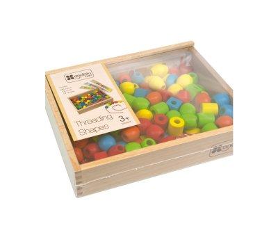130 Cuentas de Madera para Enhebrar