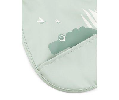 Lot de 2 Bavoirs Pocket Croco Green
