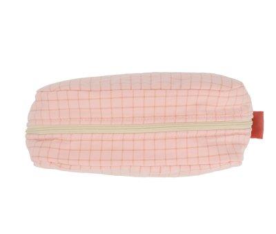 Necessaire Grande Nordic Check Blush Personalizada