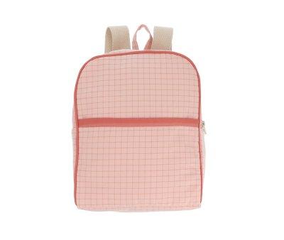 Mochila Nordic Check Blush Personalizable