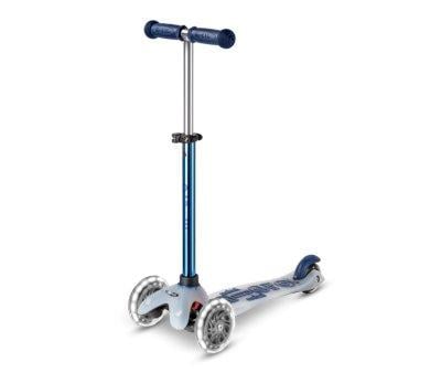 Scooter Azul Neocromtico Mini Micro Deluxe Flux LED