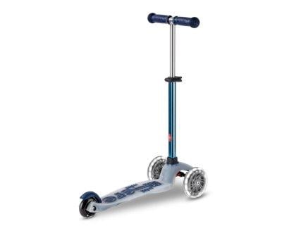 Scooter Azul Neocromtico Mini Micro Deluxe Flux LED