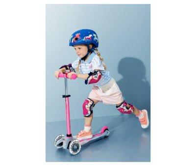 Patinete Mini Micro Deluxe Flux Neochrome Rosa Luces LED
