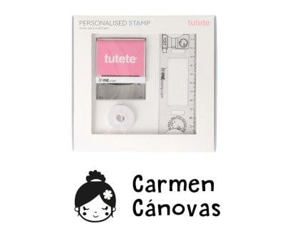 Timbro per tessuti Personalizzato Ballet + Nastro Capi Scuri