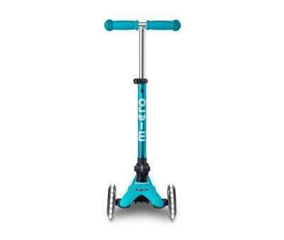 Patinete Plegable Mini Micro Deluxe Aqua Luces LED
