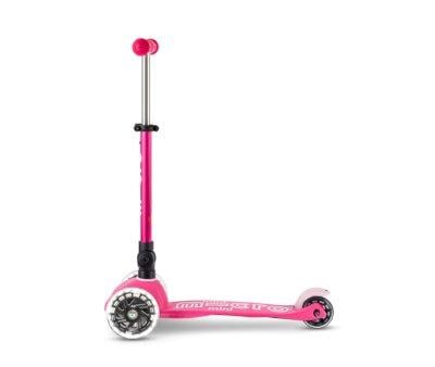 Patinete Plegable Mini Micro Deluxe Rosa Luces LED