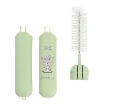 Clean Baby Bottle Amoray Green
