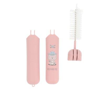 Amoray Pink Baby Bottle Cleaner
