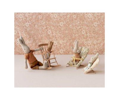 Sedia a Dondolo Maileg Miniatura Dark Powder