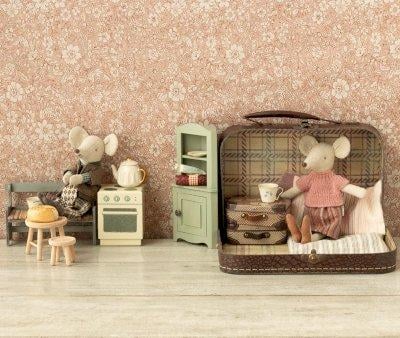 Mala Grandpa Mouse com jaqueta, cala e gravata