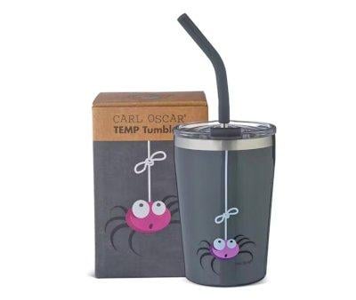 Hermetic Thermo Cup with Straw TEMP Tumbler Spider Grey