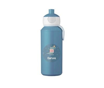 Botella Campus Pop-Up Personalizada Tutete Blue 400ml Croc