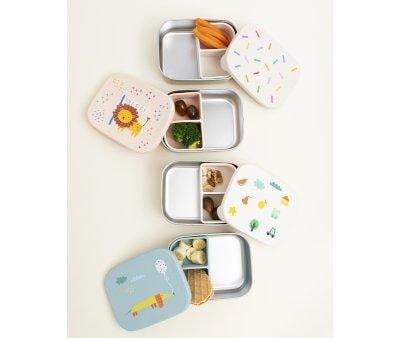 Lancheira de ao Tiny Bits com divisria removvel