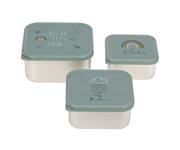 Set 3 Snackbox Acciaio Garden Explorer