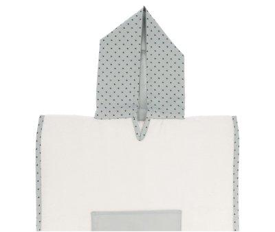 Poncho Mini Star Grey Personalised