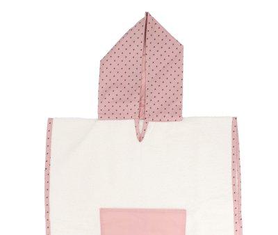 Poncho Rosa Mini Star Personalizvel
