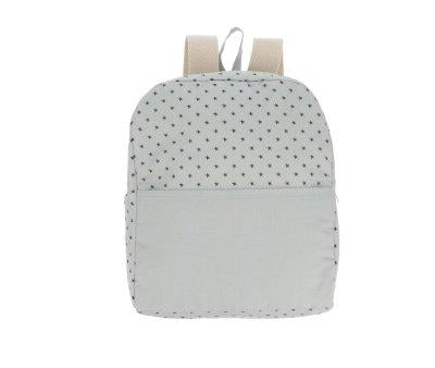 Mini Star Grey Backpack Personalised