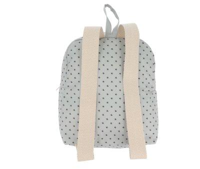 Mini Star Grey Backpack Personalised