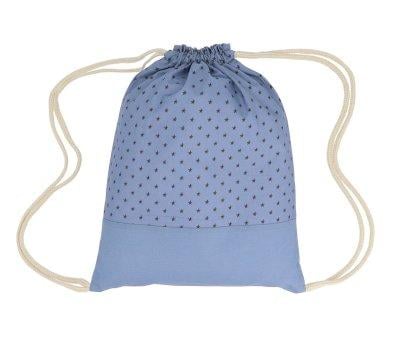 Mochila Saco Mini Star Blue Personalizable