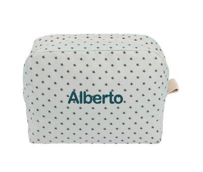 Grande Trousse de Toilette Mini Star Grey Personnalisable