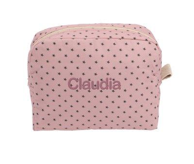 Necessaire Grande Star Pink Personalizada