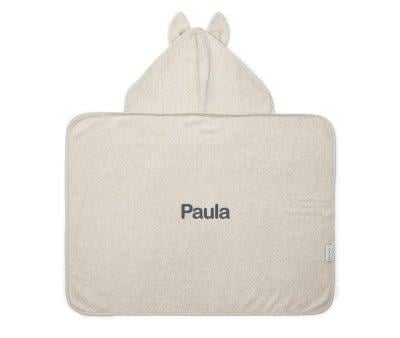 Bath Cape Baby Vilas Rabbit Sandy Personalised