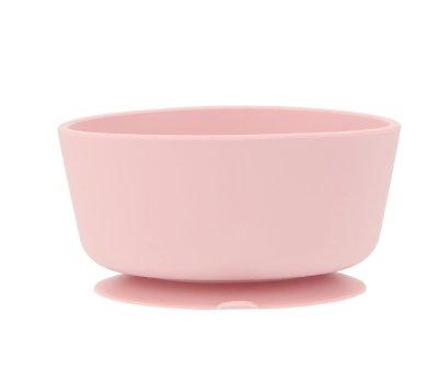 Bol Silicona + Cuchara Acero Light Pink