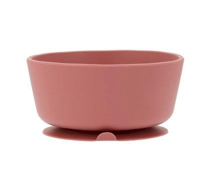 Bol Silicona + Cuchara Acero Brick Blush