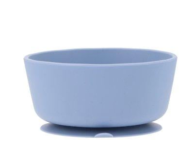 Bol Silicona + Cuchara Acero Ocean Blue