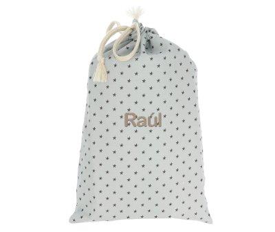 Mini Star Grey Snack Bag Personalised