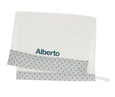 Toalla Guardera Mini Star Grey Personalizable
