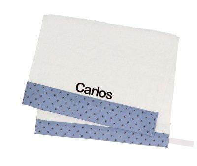 Toalla Guardera Mini Star Blue Personalizable