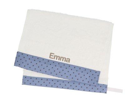 Toalla Guardera Mini Star Blue Personalizable
