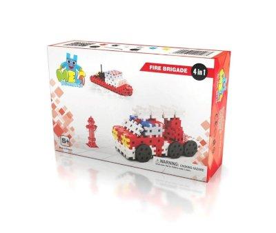 160 Pezzi Costruzione Pompieri 4 in 1
