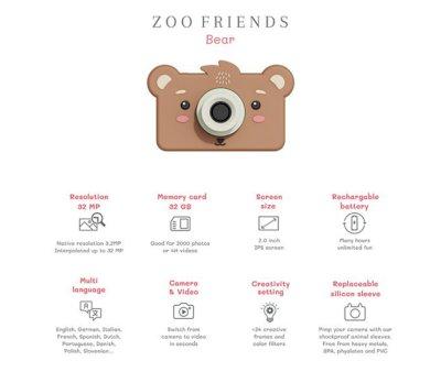 Appareil Photo Numrique Zoo Friends Ourson