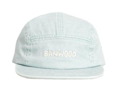 Mint 5-Panel Washed Banwood Cap