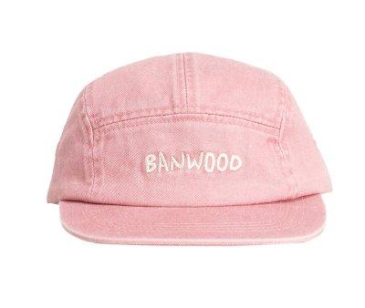 Cappello Visiera Banwood Washed 5 Panel Pink