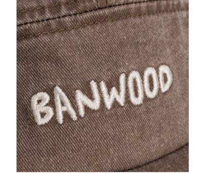 Cappello Visiera Banwood Washed 5 Panel Brown
