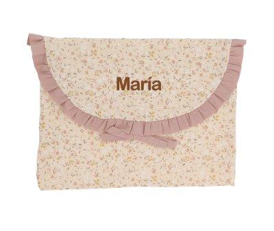 Sac pour Affaires de Rechange avec Volants Wild Flowers Personnalisable