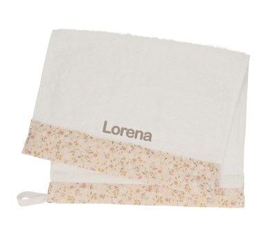 Toalla Guardera Mini Wild Flower Personalizable