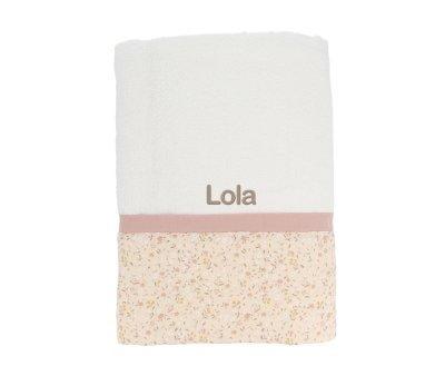 Personalised Wild Flower Bath Towel