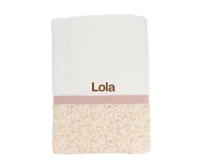 Personalised Wild Flower Bath Towel