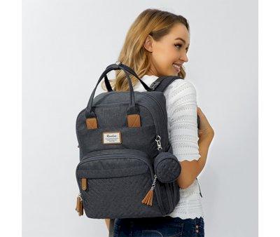 Zaino per Passeggino All-In-One Grigio Scuro