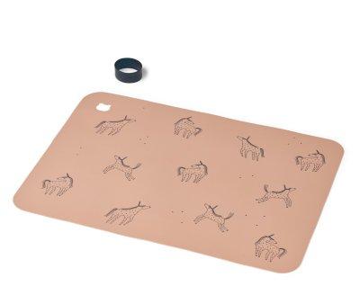 Placemat Silicone Jude Unicorn / Pale tuscany