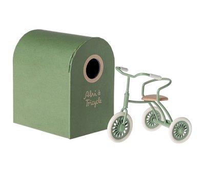Triciclo Green Mouse com garagem