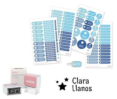 Tampon Personnalis toiles + Combin Autocollants et tiquettes Thermocollantes toile