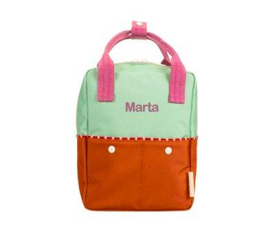 Zaino Piccolo Sticky Lemon Better Together Colourblocking Towel Green+Gravel Orange